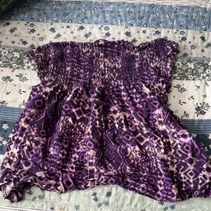Purple Tube top/Skirt